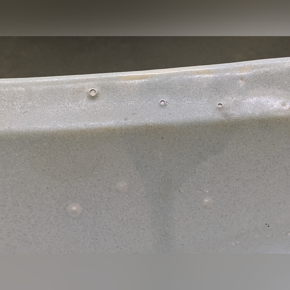 McCoy Floraline Rectangle Pedestal Matte Green Finish Planter USA - Picture 5 of 5